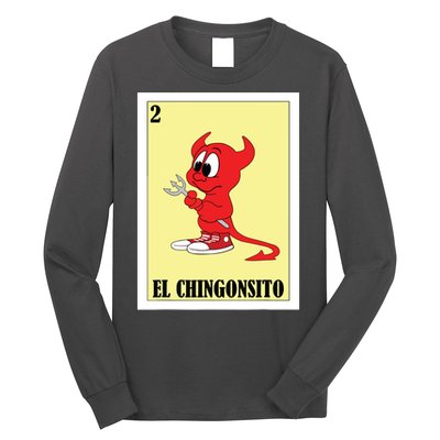 Funny Mexican Design For Kids El Chingonsito Long Sleeve Shirt