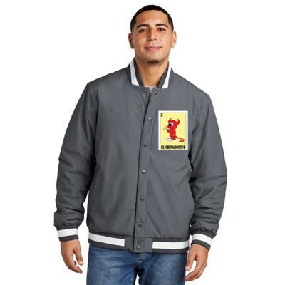 Funny Mexican Design For Kids El Chingonsito Insulated Varsity Jacket