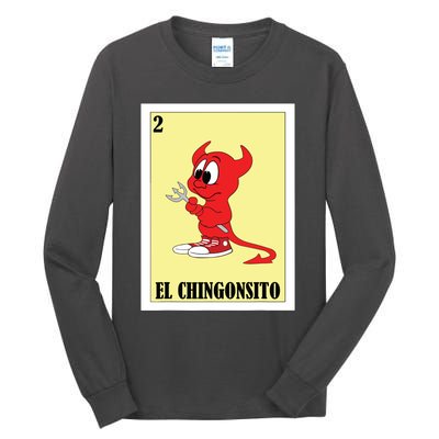 Funny Mexican Design For Kids El Chingonsito Tall Long Sleeve T-Shirt