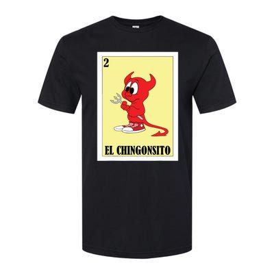 Funny Mexican Design For Kids El Chingonsito Softstyle CVC T-Shirt