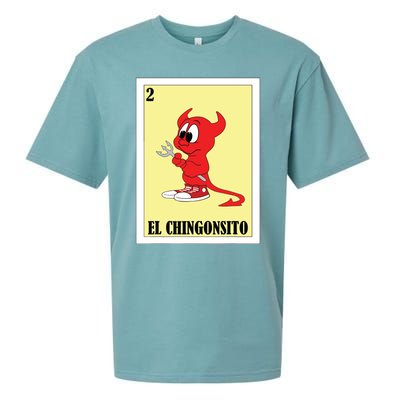 Funny Mexican Design For Kids El Chingonsito Sueded Cloud Jersey T-Shirt