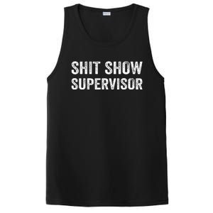 Funny Mom Dad Boss Manager TeacherShit Show Supervisor PosiCharge Competitor Tank