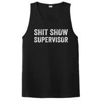 Funny Mom Dad Boss Manager TeacherShit Show Supervisor PosiCharge Competitor Tank