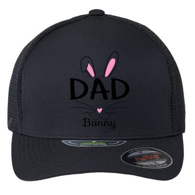 Family Matching Dad Bunny Graphic Easter Costume Dad Great Gift Flexfit Unipanel Trucker Cap