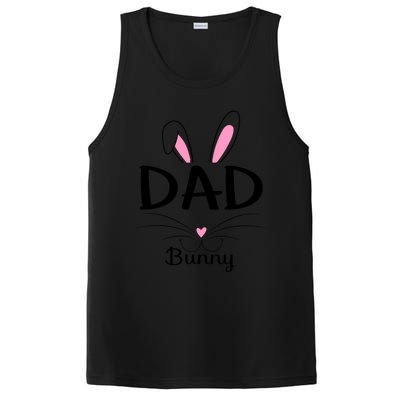 Family Matching Dad Bunny Graphic Easter Costume Dad Great Gift PosiCharge Competitor Tank