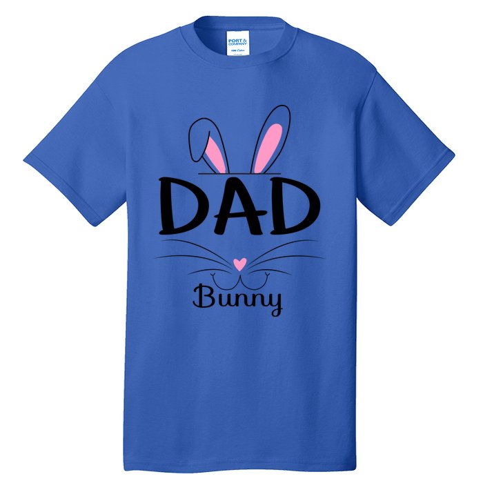 Family Matching Dad Bunny Graphic Easter Costume Dad Great Gift Tall T-Shirt