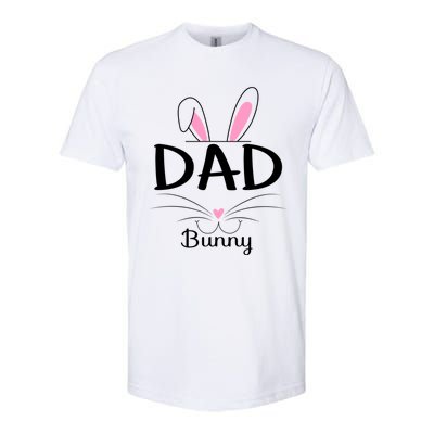 Family Matching Dad Bunny Graphic Easter Costume Dad Great Gift Softstyle CVC T-Shirt