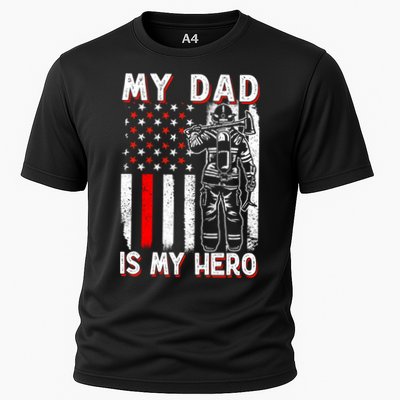 Firefighters My Daddy Is My Hero Firefighter Rescue Service Great Gift Performance Shirt