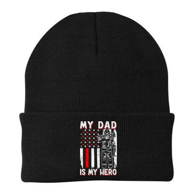Firefighters My Daddy Is My Hero Firefighter Rescue Service Great Gift Beanie