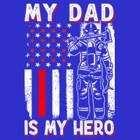 Firefighters My Daddy Is My Hero Firefighter Rescue Service Great Gift Short Acrylic Beanie