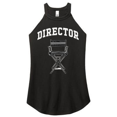 Filmmaker Movie Director Filmmaking Cinema TV Producer Women's Perfect Tri Rocker Tank