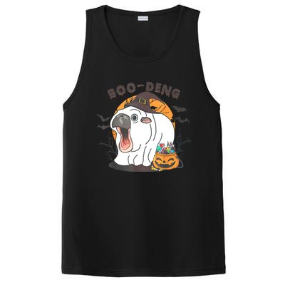 Funny Moo Deng Pumpkin Halloween Costumes Pygmy Hippopotamus PosiCharge Competitor Tank