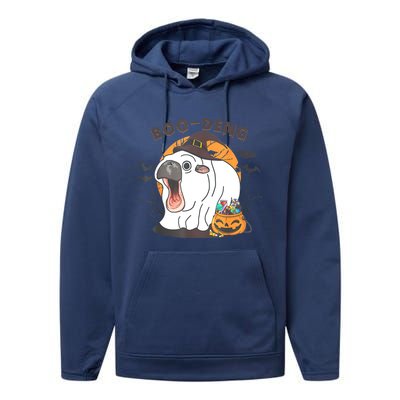 Funny Moo Deng Pumpkin Halloween Costumes Pygmy Hippopotamus Performance Fleece Hoodie