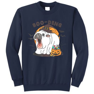 Funny Moo Deng Pumpkin Halloween Costumes Pygmy Hippopotamus Sweatshirt