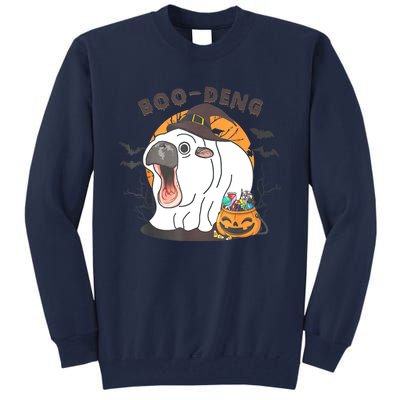 Funny Moo Deng Pumpkin Halloween Costumes Pygmy Hippopotamus Tall Sweatshirt