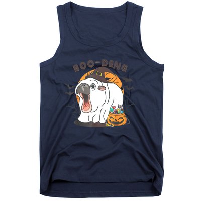 Funny Moo Deng Pumpkin Halloween Costumes Pygmy Hippopotamus Tank Top