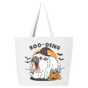 Funny Moo Deng Pumpkin Halloween Costumes Pygmy Hippopotamus 25L Jumbo Tote