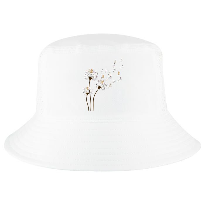 Flower Maltese Dog Dandelion Funny Animal Lover Cool Comfort Performance Bucket Hat