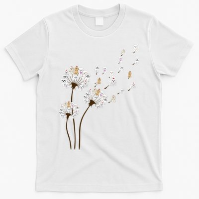 Flower Maltese Dog Dandelion Funny Animal Lover T-Shirt