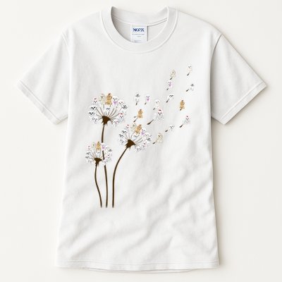 Flower Maltese Dog Dandelion Funny Animal Lover Tall T-Shirt