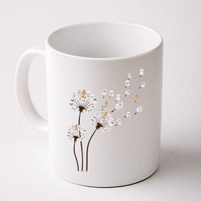 Flower Maltese Dog Dandelion Funny Animal Lover Mug
