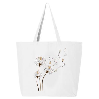 Flower Maltese Dog Dandelion Funny Animal Lover 25L Jumbo Tote