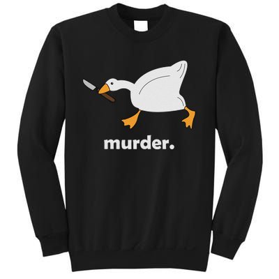 Funny Murder Duck Animal Meme Sweatshirt