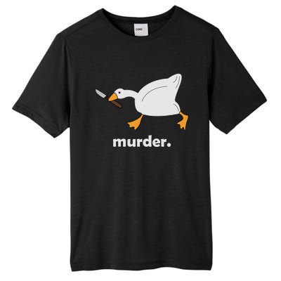 Funny Murder Duck Animal Meme Tall Fusion ChromaSoft Performance T-Shirt