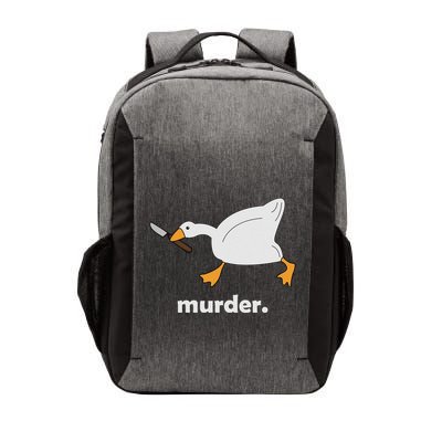 Funny Murder Duck Animal Meme Vector Backpack