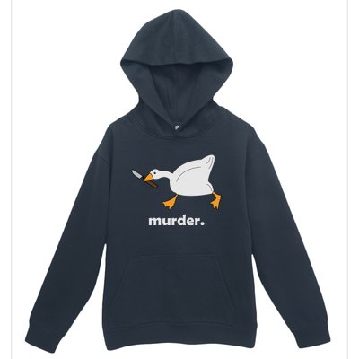 Funny Murder Duck Animal Meme Urban Pullover Hoodie