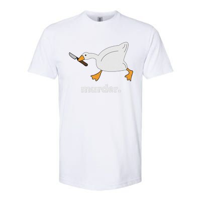 Funny Murder Duck Animal Meme Softstyle CVC T-Shirt