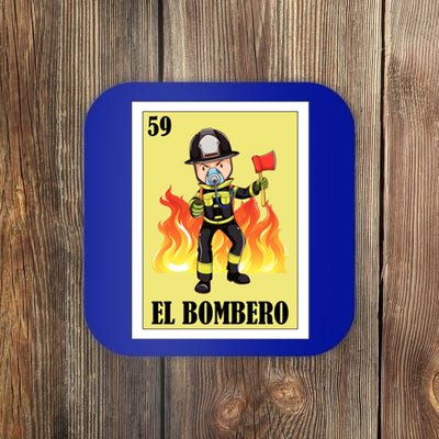 Funny Mexican Design For Fire El Bombero Gift Coaster