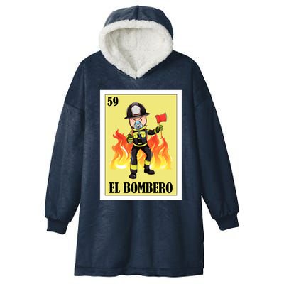 Funny Mexican Design For Fire El Bombero Gift Hooded Wearable Blanket