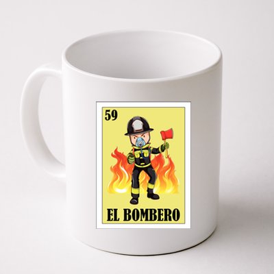 Funny Mexican Design For Fire El Bombero Gift Coffee Mug