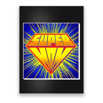 Funny Mother's Day Super Mom Pop Art Comic Panel Poster