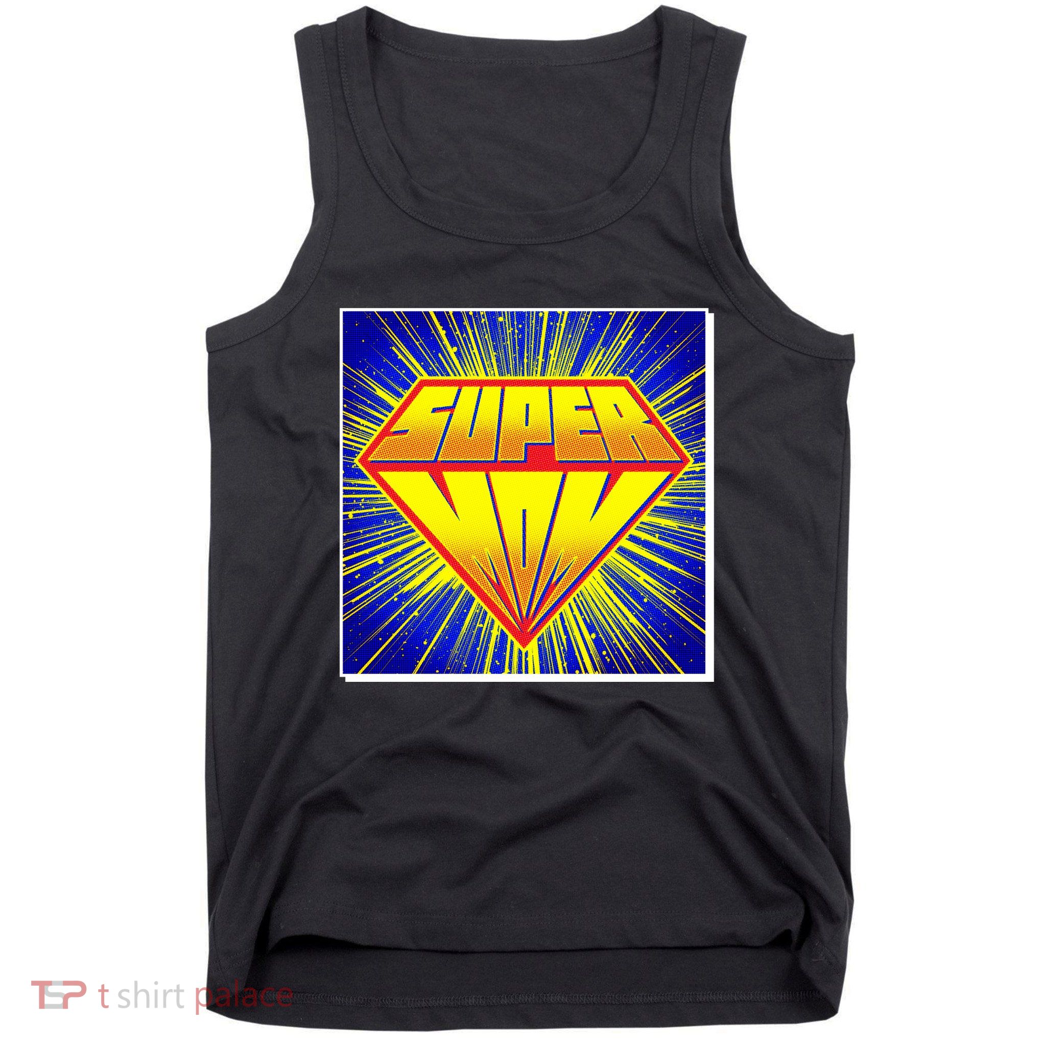 Funny Mother's Day Super Mom Pop Art Comic Panel Tank Top