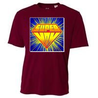 Funny Mother's Day Super Mom Pop Art Comic Panel Cooling Performance Crew T-Shirt