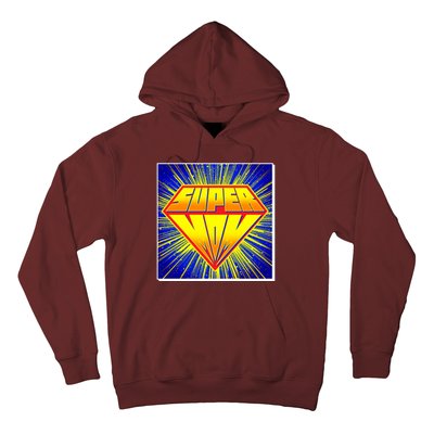 Funny Mother's Day Super Mom Pop Art Comic Panel Hoodie