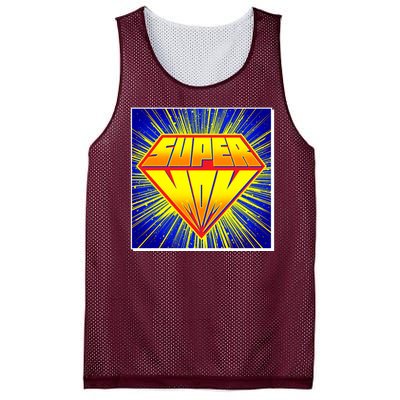 Funny Mother's Day Super Mom Pop Art Comic Panel Mesh Reversible Basketball Jersey Tank