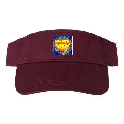 Funny Mother's Day Super Mom Pop Art Comic Panel Visor