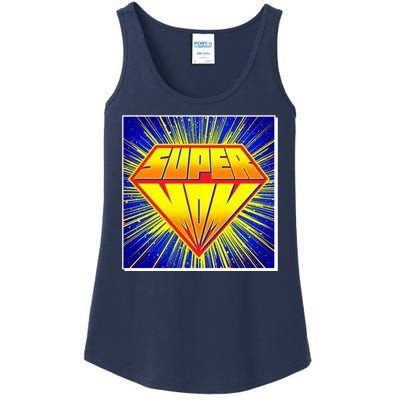 Funny Mother's Day Super Mom Pop Art Comic Panel Ladies Essential Tank