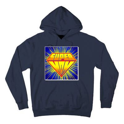 Funny Mother's Day Super Mom Pop Art Comic Panel Tall Hoodie