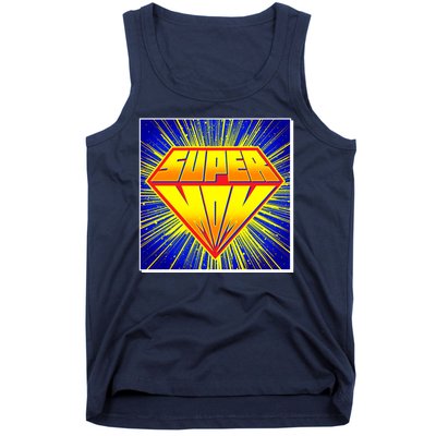 Funny Mother's Day Super Mom Pop Art Comic Panel Tank Top