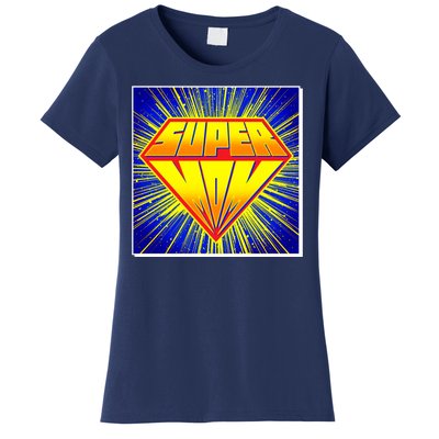 Funny Mother's Day Super Mom Pop Art Comic Panel Women's T-Shirt