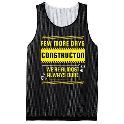 Few More Days Construction Mesh Reversible Basketball Jersey Tank