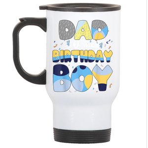 Family Matching Dad And Mom Birthday Boy Dog Gift Stainless Steel Travel Mug