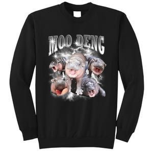 Funny Moo Deng Kawaii Pygmy Hippo Cute Zoo Animal Lover Tall Sweatshirt