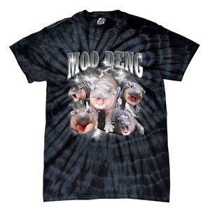 Funny Moo Deng Kawaii Pygmy Hippo Cute Zoo Animal Lover Tie-Dye T-Shirt