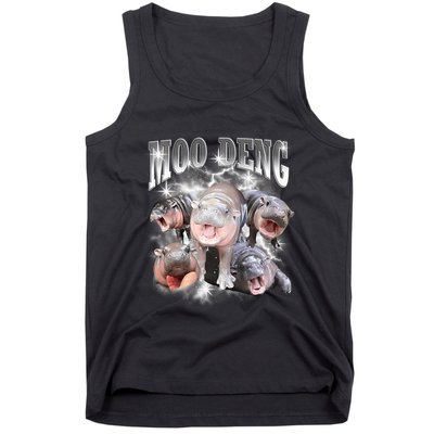 Funny Moo Deng Kawaii Pygmy Hippo Cute Zoo Animal Lover Tank Top