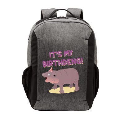 Funny Moo Deng Baby Hippo Cute ItS My Birthday Birthdeng Vector Backpack